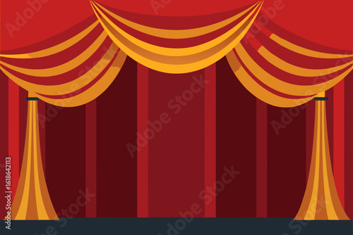   opulent curtain wall backdrop   high end digit