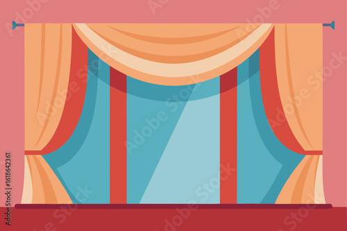   dreamy curtain wall fine art background   dig