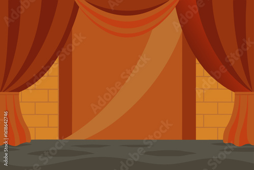   faded grandeur digital backdrop   distressed 