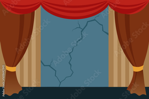  56  cracked elegance digital backdrop   vintage w