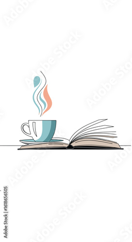Captivating storytelling through literature and warm beverages a journey of imagination and relaxation
