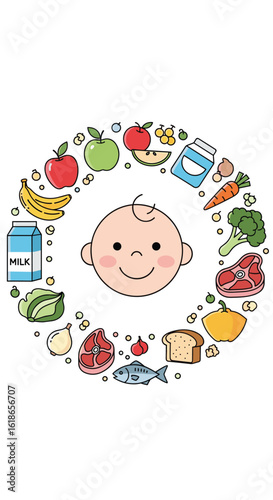 A wholesome guide to nutrition for young children introducing a variety of healthy foods for growing babies and toddlers