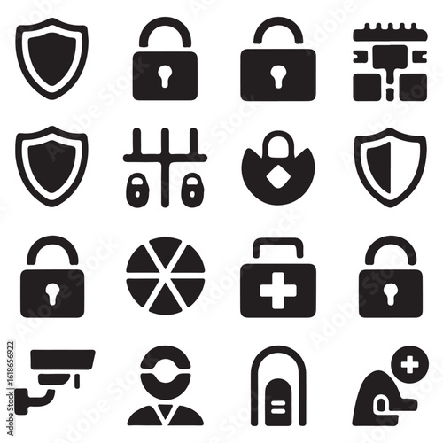 Emergency and protection symbols