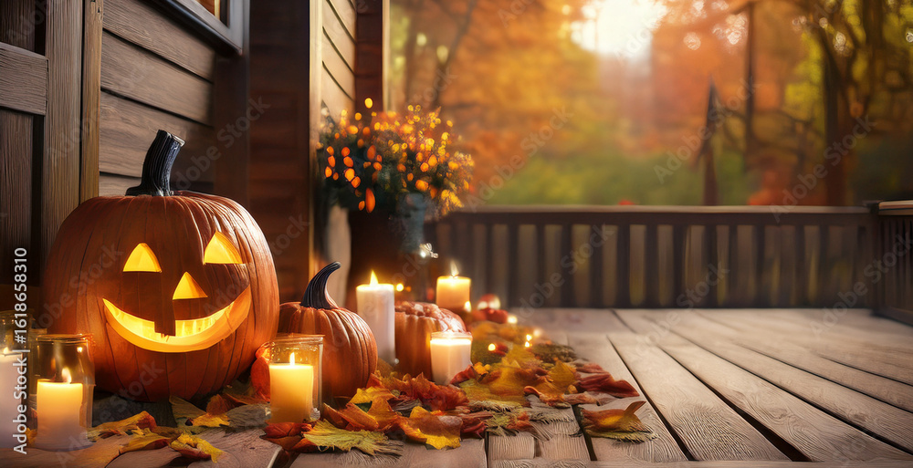 Obraz premium Halloween Background