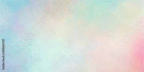 Colorful vintage watercolor paper texture with a grunge paint pattern