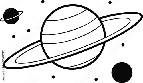 Planets Orbiting the Sun Astronomy Outline