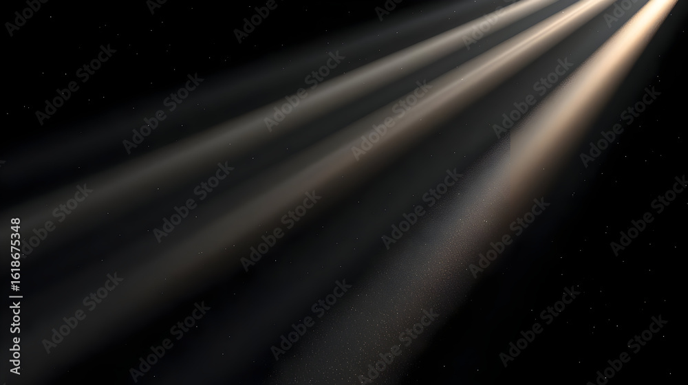 Obraz premium Abstract Light Rays Effect With Sparkle Dust