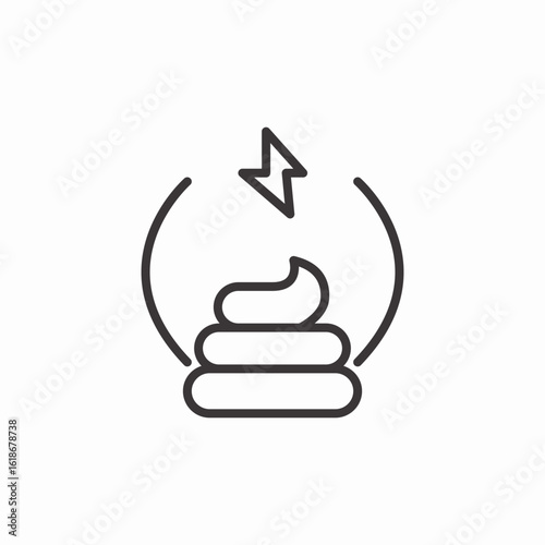 bio waste energy icon sign vector