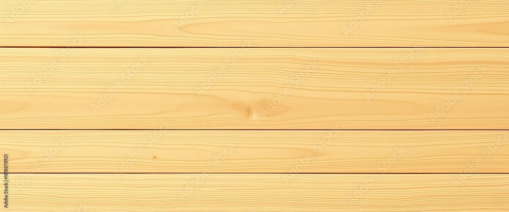 Fototapeta premium Seamless light wood texture, horizontal grain, warm beige & brown tones, light brown wood, horizontal