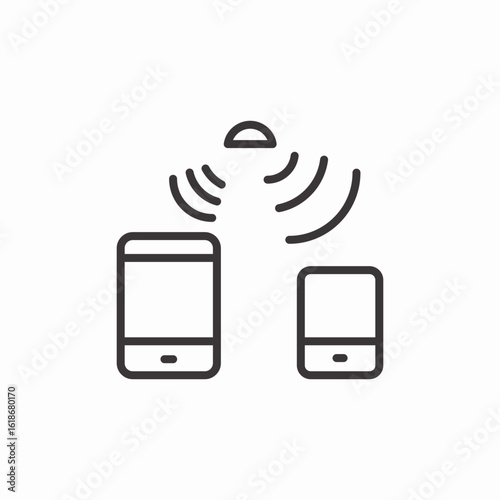 device sync icon sign vector
