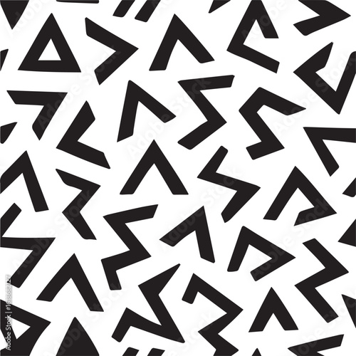 Geometric shapes seamless pattern vector collections