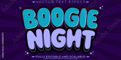 Retro sticker text effect, editable 70s and 80s text style