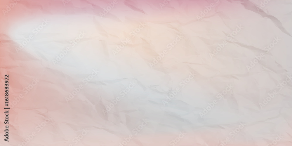 Fototapeta premium Soft Color crumpled paper Gradient Abstract Texture With Gentle Light Accents