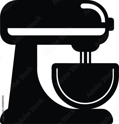 Stand Mixer Silhouette Icon