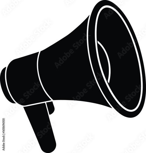Megaphone Silhouette Icon