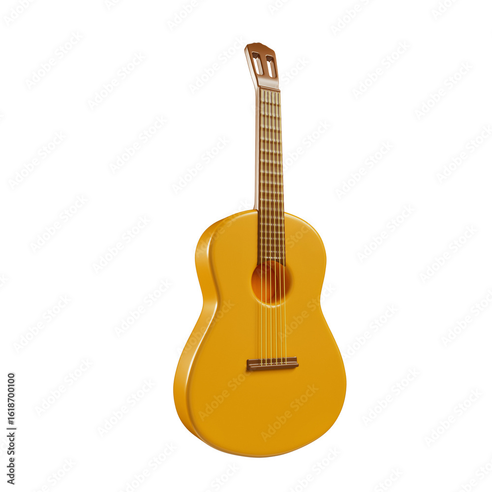 Obraz premium Violão Festa Junina 3D Guitar