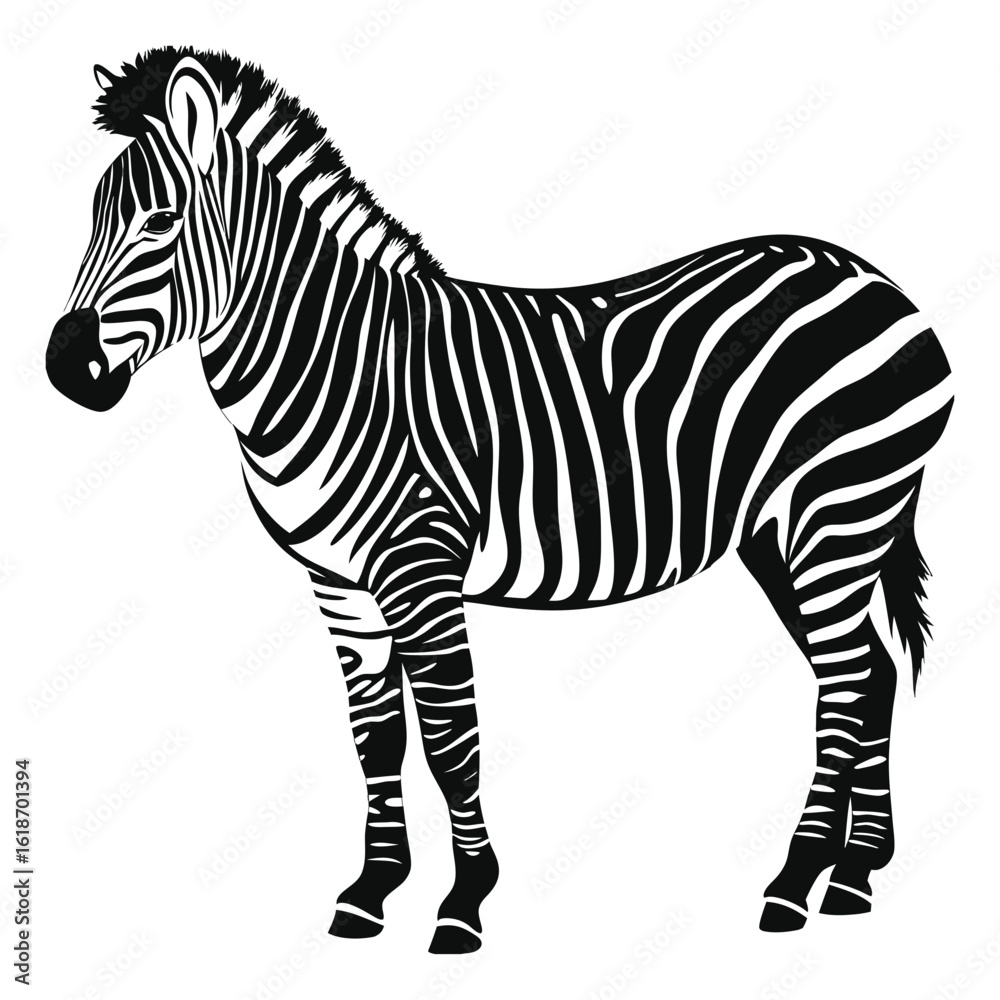 Fototapeta premium Stylized Animal Vector Silhouette