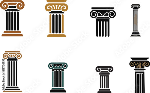 Ionic columns architectural elements classical architecture