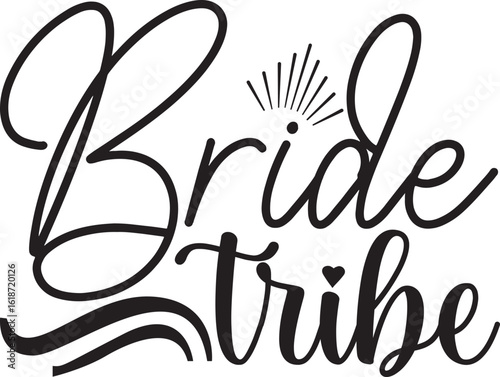 Bride Tribe Bachelorette Group SVG Design