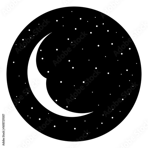 moon and star