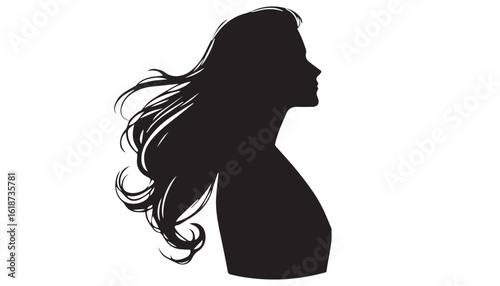 girl with long hair