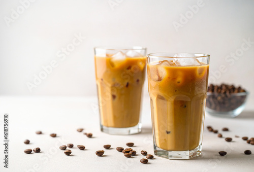 drink gelado refrescante de café