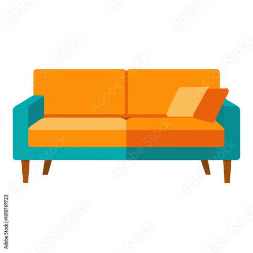 sofa isolated on white background