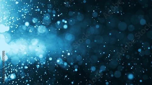Blue Light Particle Background -5