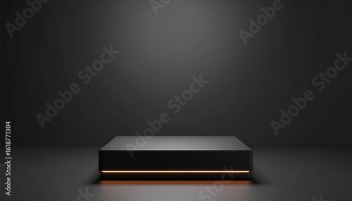 Dark, minimalist platform