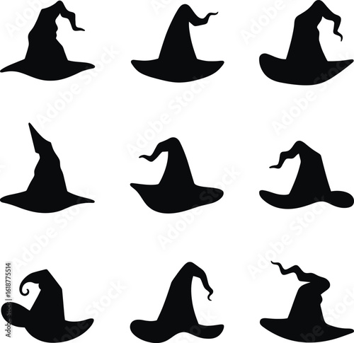 Seamless pattern of diverse fashion footwear silhouettes, including women's high heels and men's boots, in a sleek black vector illustration