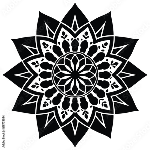 abstract floral ornament