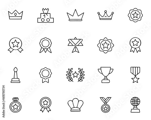 Comprehensive collection of colorful gradient icons for diverse design applications showcasing a variety of visual elements and styles