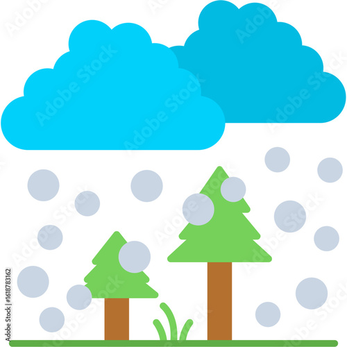 Snowing icon