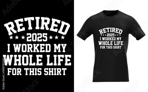 Retired 2025 Retirement Men Women Humor