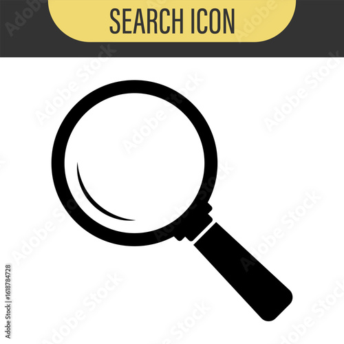 Search icons. Set of magnifying glass icons. Magnifier or loupe sign set. search icon Concept for finding people to work