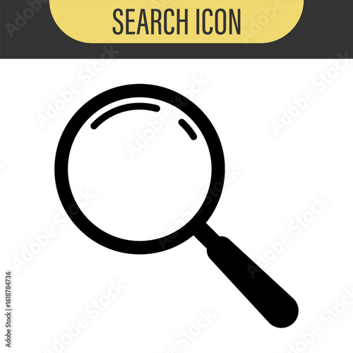 Search icons. Set of magnifying glass icons. Magnifier or loupe sign set. search icon Concept for finding people to work