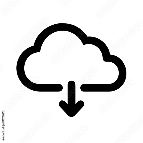 Cloud hail alternative icon vector illustration