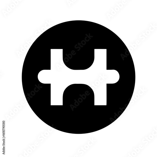 Command circle icon vector illustration