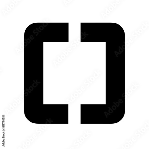 Command square icon vector illustration
