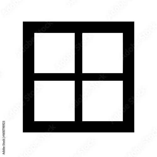 Window remove icon vector illustration