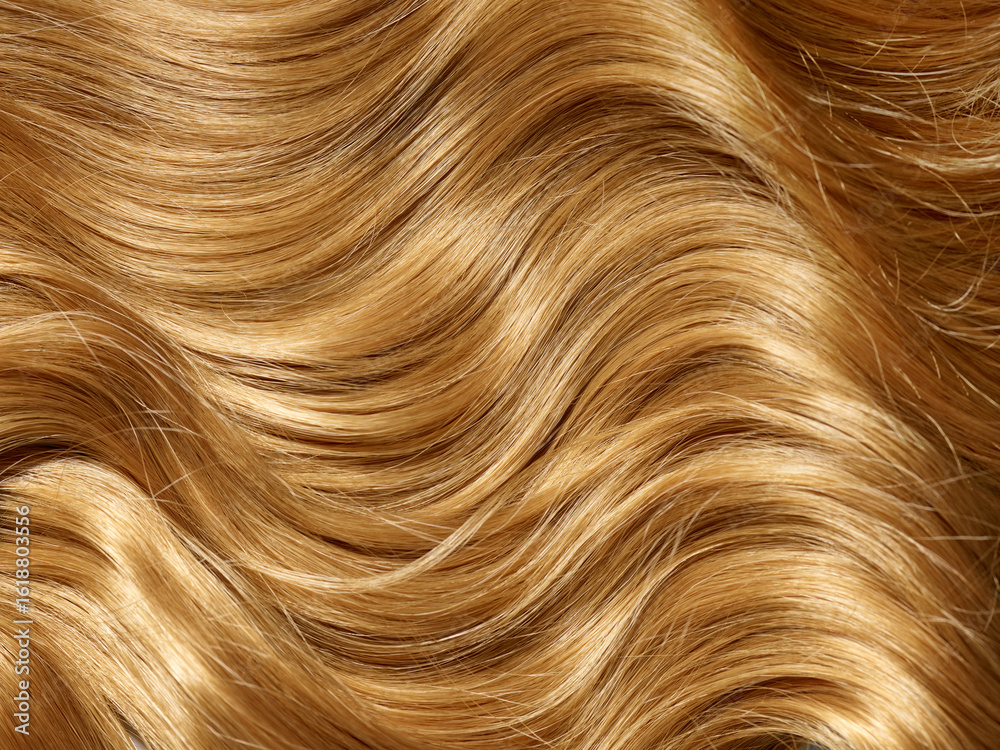 Fototapeta premium wavy blonde hair