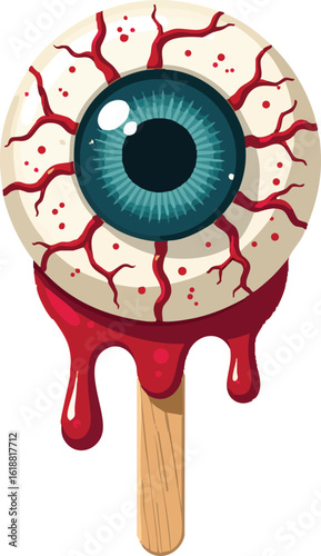 Macro closeup of a girl's human eye illustrating blue iris, pupil, and retina for vision and sight