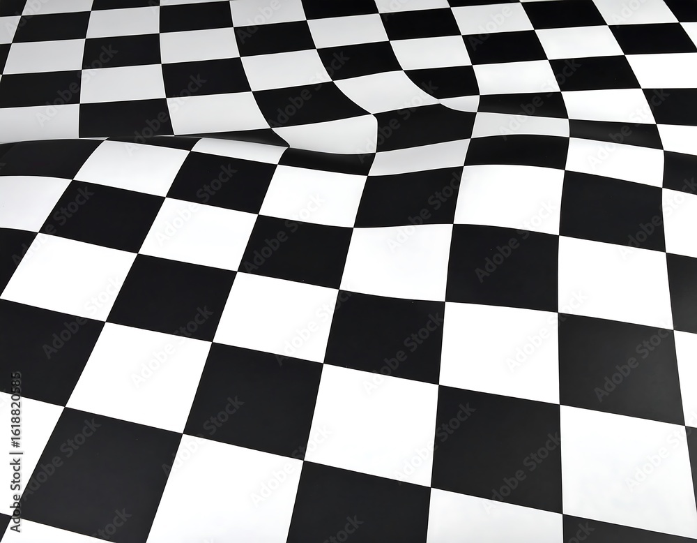 Obraz premium Checkered flag waving (3)