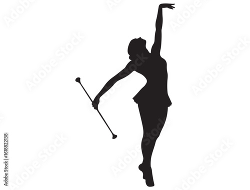 BATON TWIRLING SILHOUETTE 