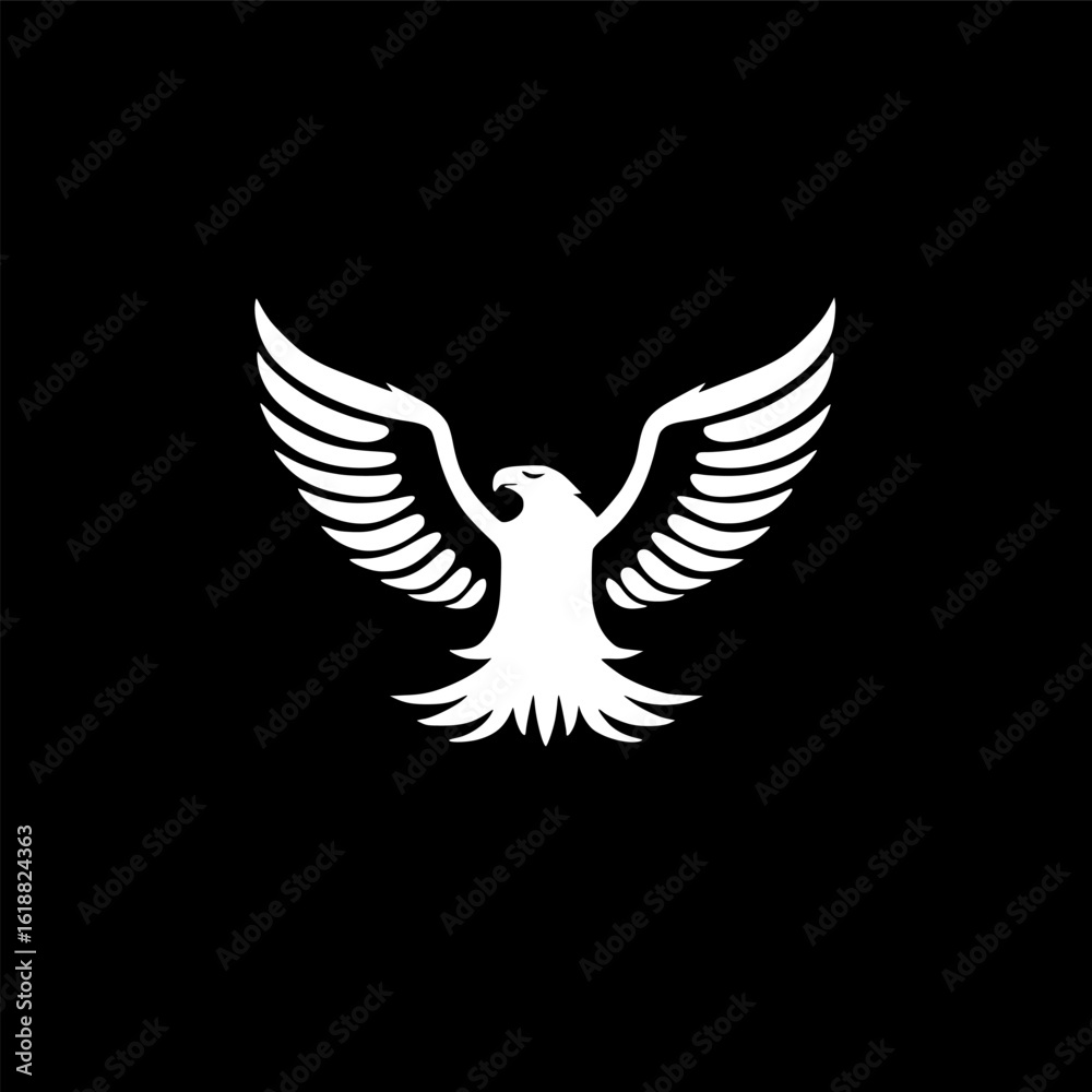 Obraz premium Eagle - Minimalist and Flat Logo - Vector illustration