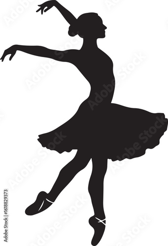 ballet dancer girl silhouette
