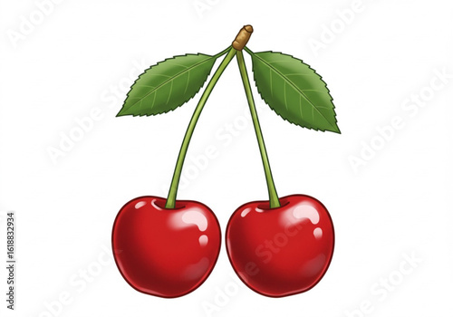 Cherry cherry red red pink cute tasty sweet dessert fruit