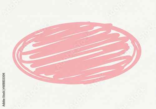 pink doodle drawing
