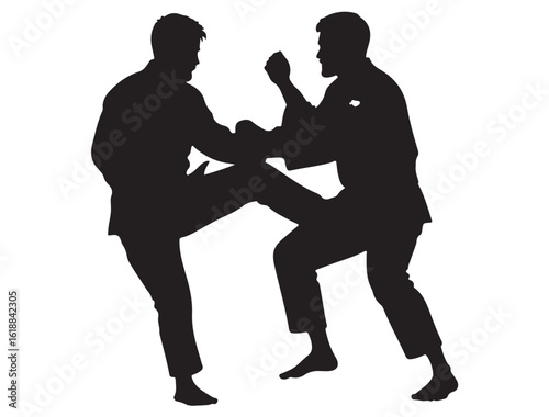 BRAZILIAN JIU JITSU SILHOUETTE