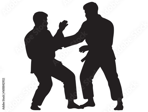 BRAZILIAN JIU JITSU SILHOUETTE